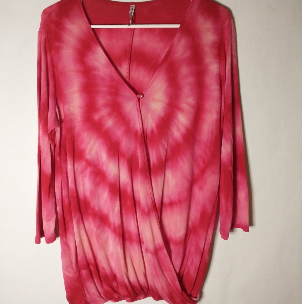 Handmade tie dye planet motherhood top size medium